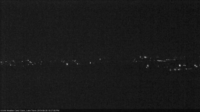 Lake Travis webcam, June 30, 2019 9:30 PM CT
