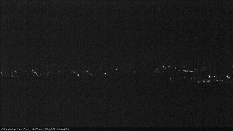 Lake Travis webcam, June 30, 2019 9:35 PM CT