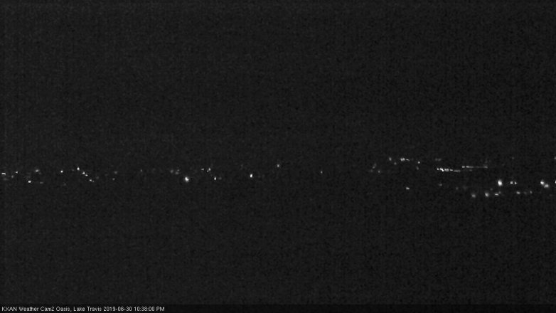 Lake Travis webcam, June 30, 2019 9:40 PM CT