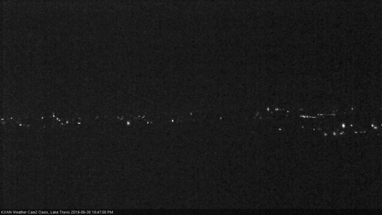 Lake Travis webcam, June 30, 2019 9:50 PM CT