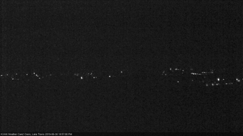 Lake Travis webcam, June 30, 2019 10:00 PM CT