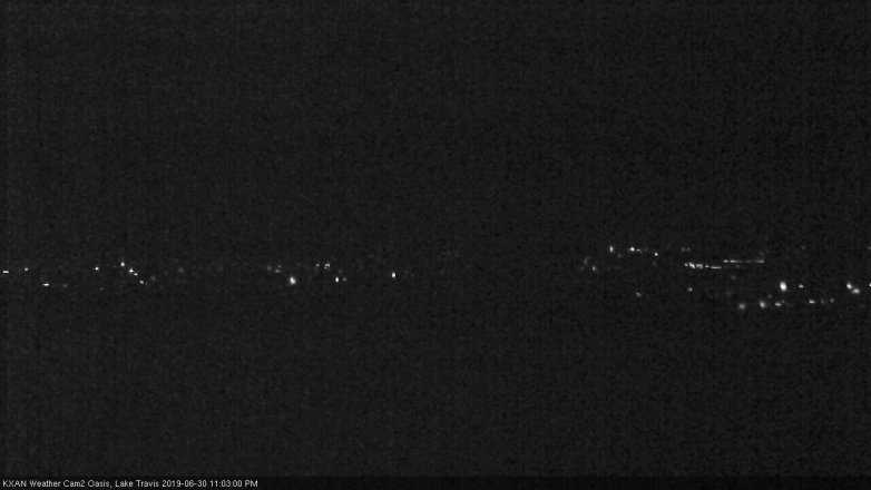 Lake Travis webcam, June 30, 2019 10:05 PM CT