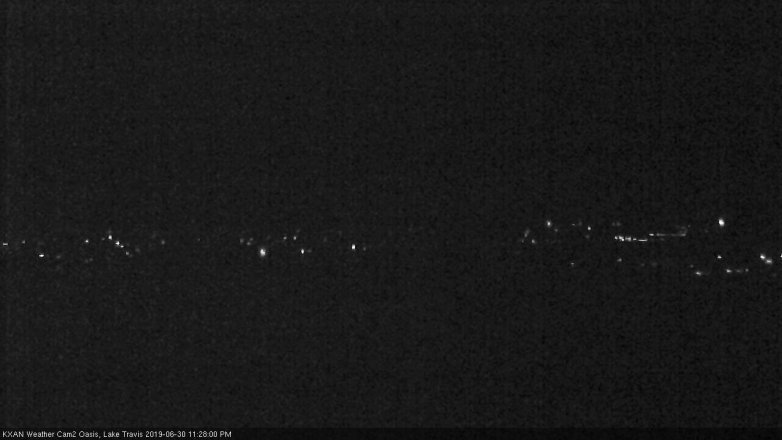 Lake Travis webcam, June 30, 2019 10:30 PM CT