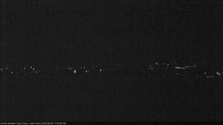 Lake Travis webcam, June 30, 2019 10:55 PM CT