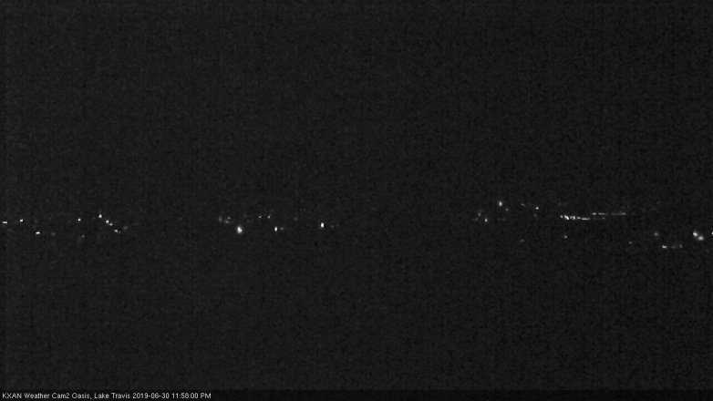 Lake Travis webcam, June 30, 2019 11:00 PM CT