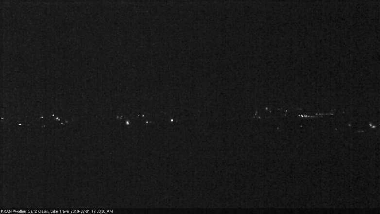 Lake Travis webcam, June 30, 2019 11:05 PM CT