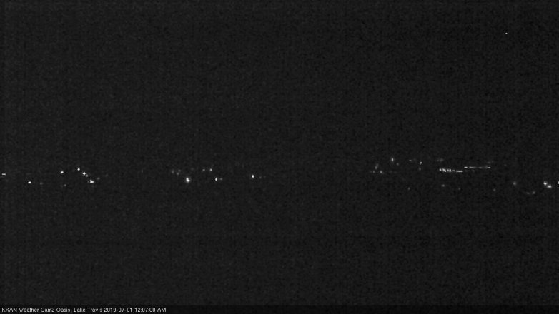 Lake Travis webcam, June 30, 2019 11:10 PM CT