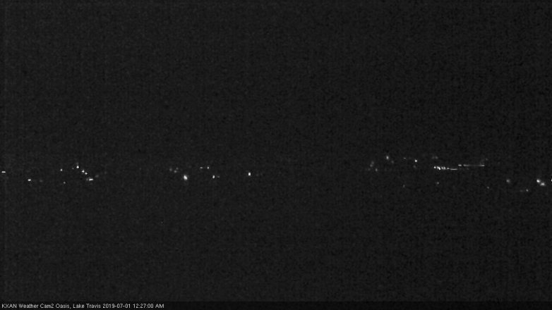 Lake Travis webcam, June 30, 2019 11:30 PM CT