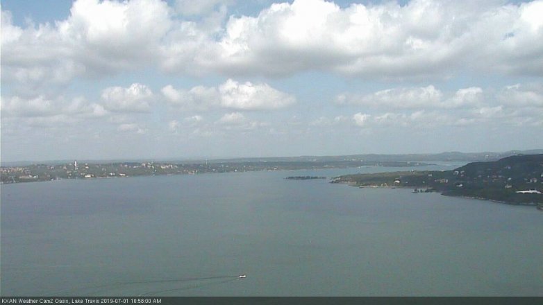 Lake Travis webcam, July 1, 2019 10:00 AM CT