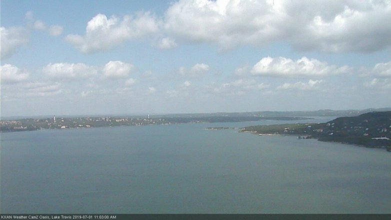 Lake Travis webcam, July 1, 2019 10:05 AM CT