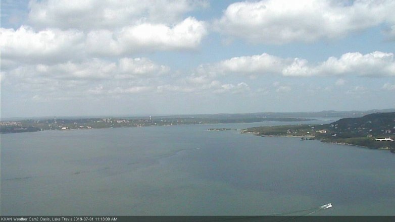 Lake Travis webcam, July 1, 2019 10:15 AM CT