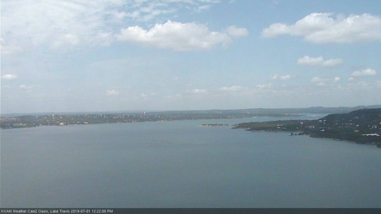 Lake Travis webcam, July 1, 2019 11:25 AM CT