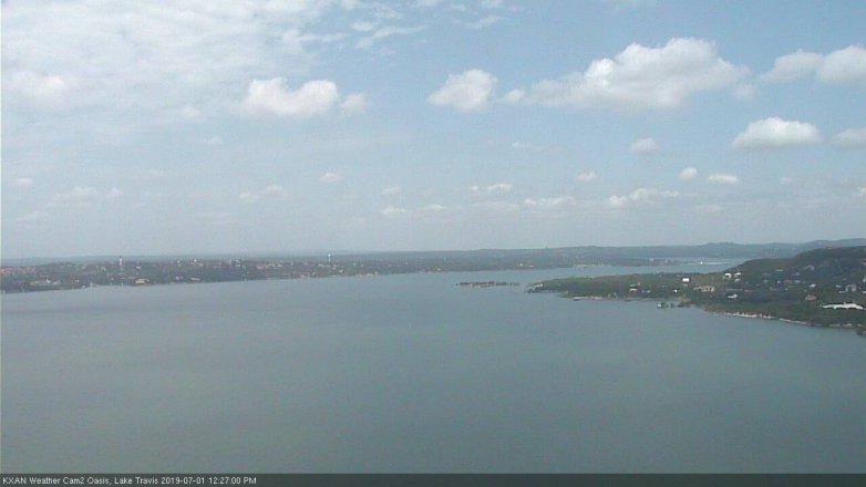 Lake Travis webcam, July 1, 2019 11:30 AM CT