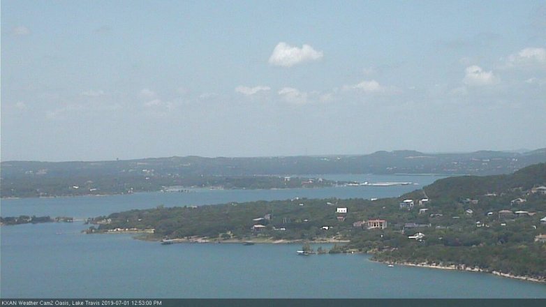 Lake Travis webcam, July 1, 2019 11:55 AM CT