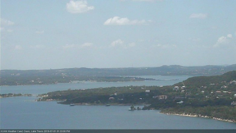 Lake Travis webcam, July 1, 2019 12:35 PM CT