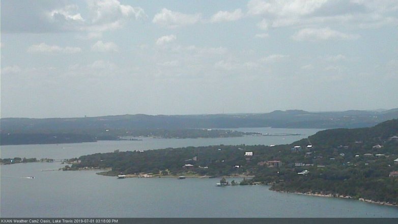 Lake Travis webcam, July 1, 2019 2:20 PM CT