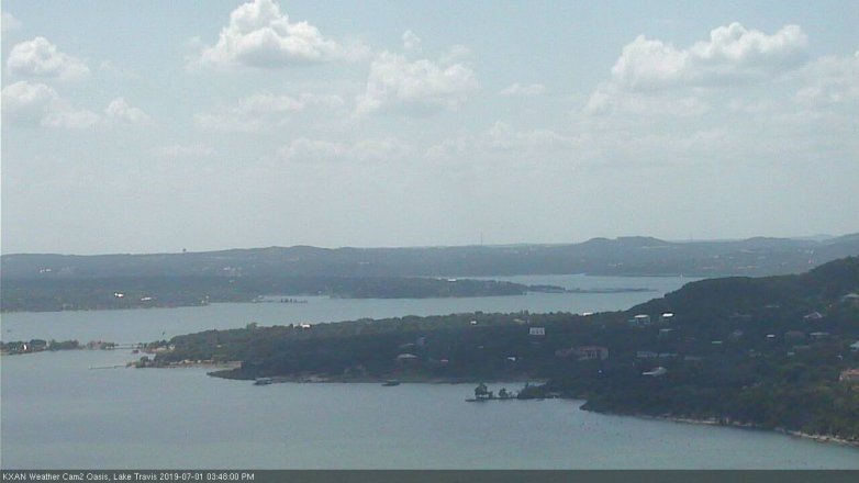 Lake Travis webcam, July 1, 2019 2:50 PM CT