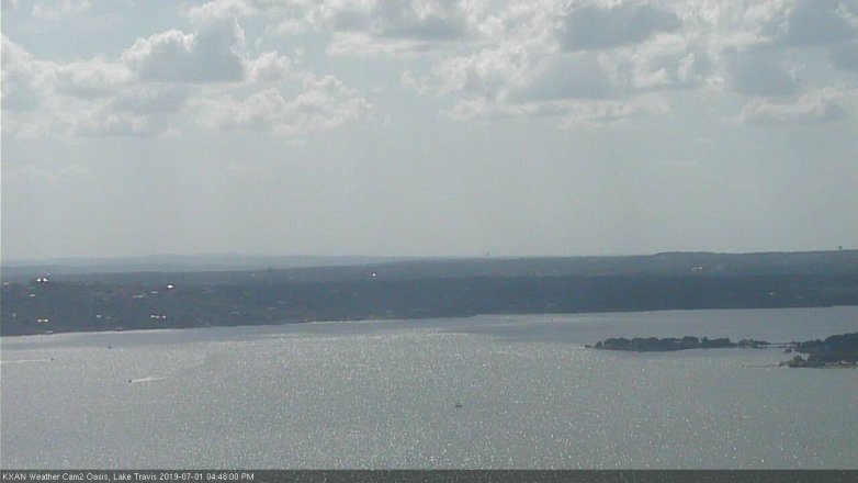 Lake Travis webcam, July 1, 2019 3:50 PM CT