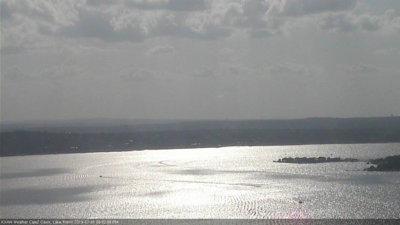 Lake Travis webcam, July 1, 2019 5:05 PM CT