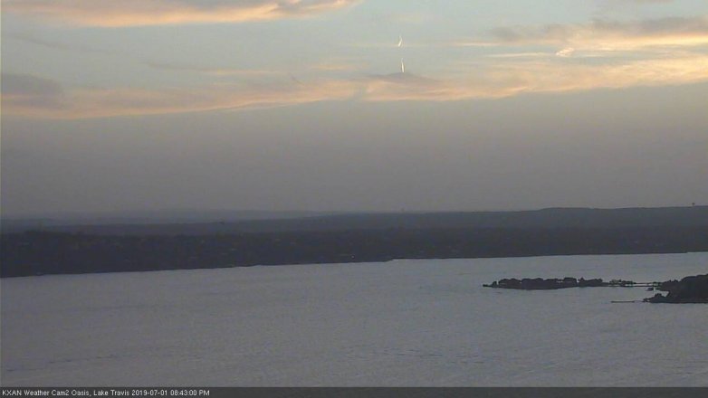 Lake Travis webcam, July 1, 2019 7:45 PM CT