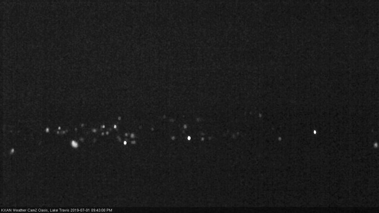 Lake Travis webcam, July 1, 2019 8:45 PM CT