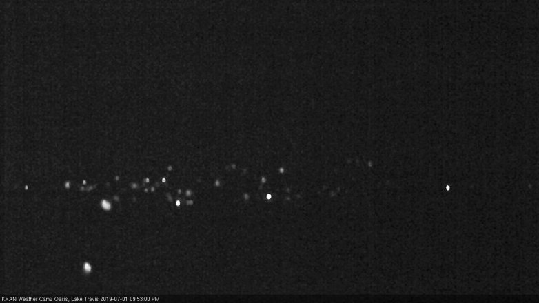 Lake Travis webcam, July 1, 2019 8:55 PM CT