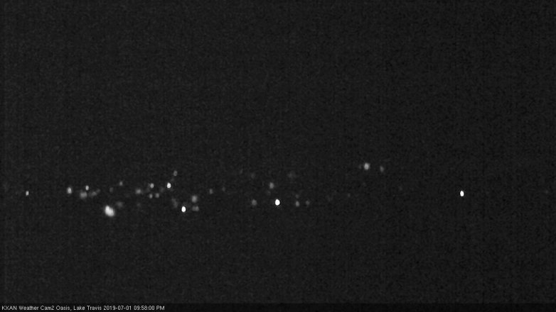 Lake Travis webcam, July 1, 2019 9:00 PM CT