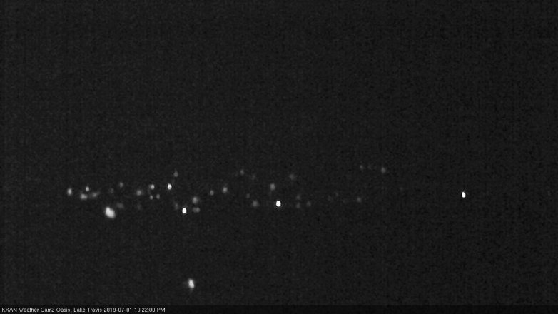 Lake Travis webcam, July 1, 2019 9:25 PM CT