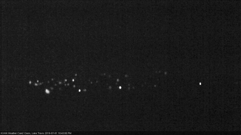 Lake Travis webcam, July 1, 2019 9:45 PM CT