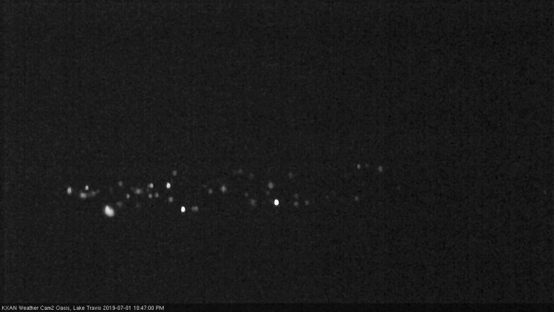 Lake Travis webcam, July 1, 2019 9:50 PM CT