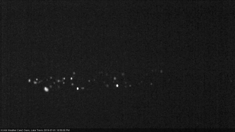 Lake Travis webcam, July 1, 2019 10:00 PM CT