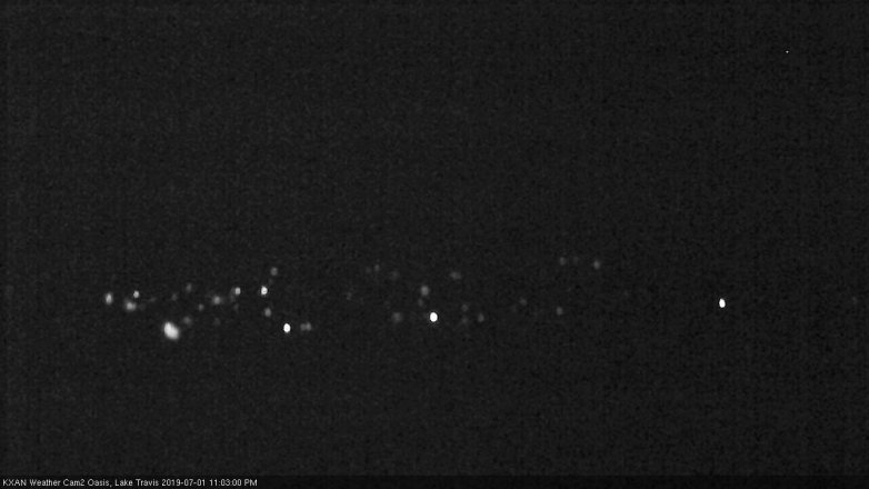 Lake Travis webcam, July 1, 2019 10:05 PM CT