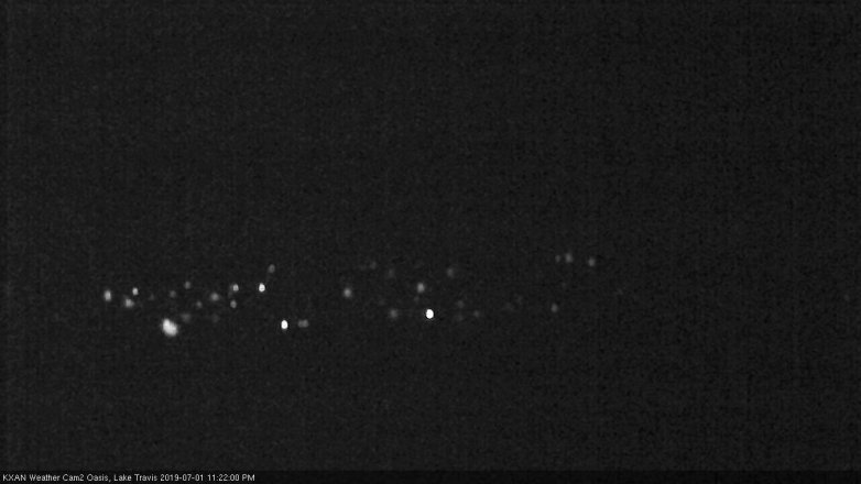 Lake Travis webcam, July 1, 2019 10:25 PM CT