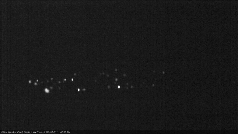 Lake Travis webcam, July 1, 2019 10:45 PM CT