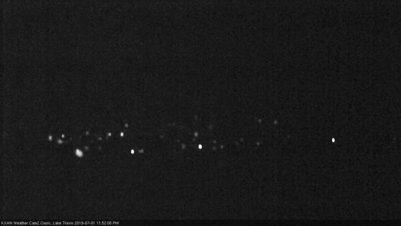 Lake Travis webcam, July 1, 2019 10:55 PM CT