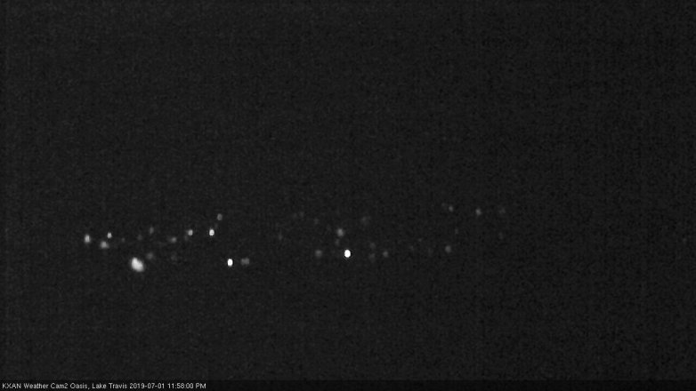 Lake Travis webcam, July 1, 2019 11:00 PM CT