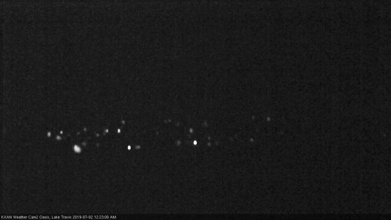 Lake Travis webcam, July 1, 2019 11:25 PM CT