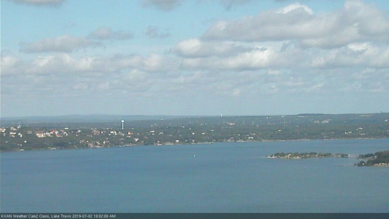 Lake Travis webcam, July 2, 2019 9:05 AM CT