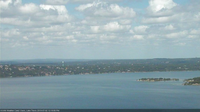 Lake Travis webcam, July 2, 2019 11:20 AM CT