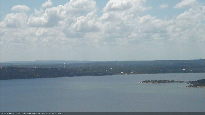Lake Travis webcam, July 2, 2019 2:30 PM CT
