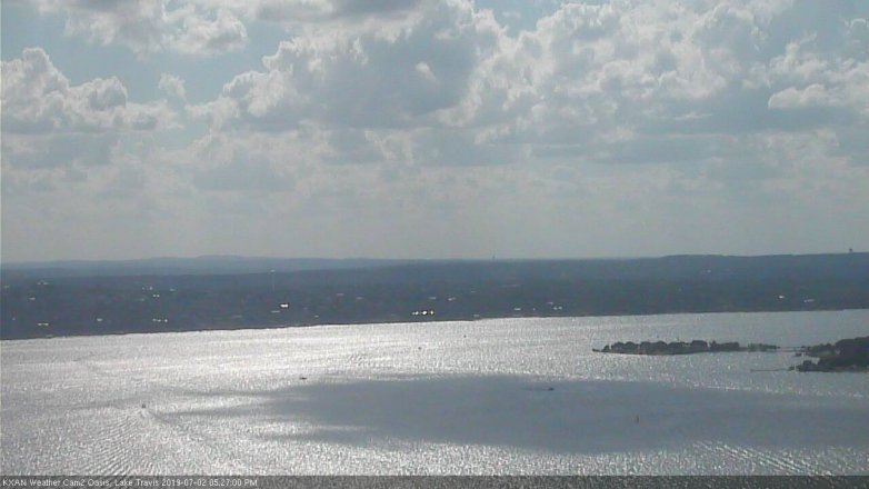 Lake Travis webcam, July 2, 2019 4:30 PM CT