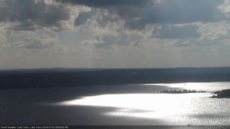 Lake Travis webcam, July 2, 2019 5:10 PM CT