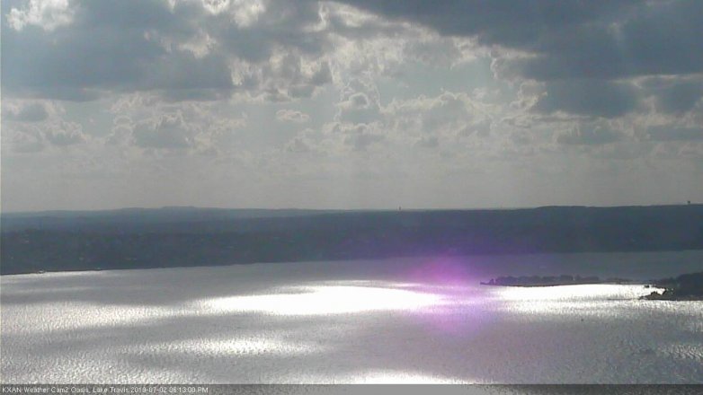 Lake Travis webcam, July 2, 2019 5:15 PM CT