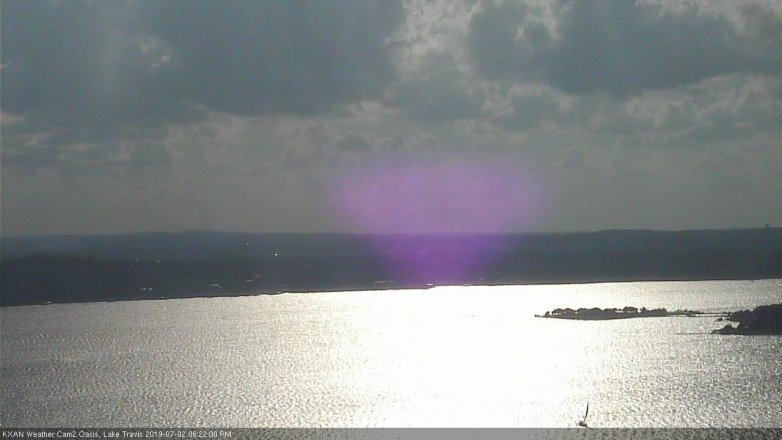 Lake Travis webcam, July 2, 2019 5:25 PM CT