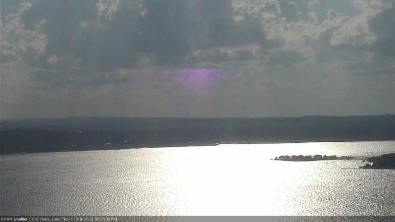 Lake Travis webcam, July 2, 2019 5:30 PM CT