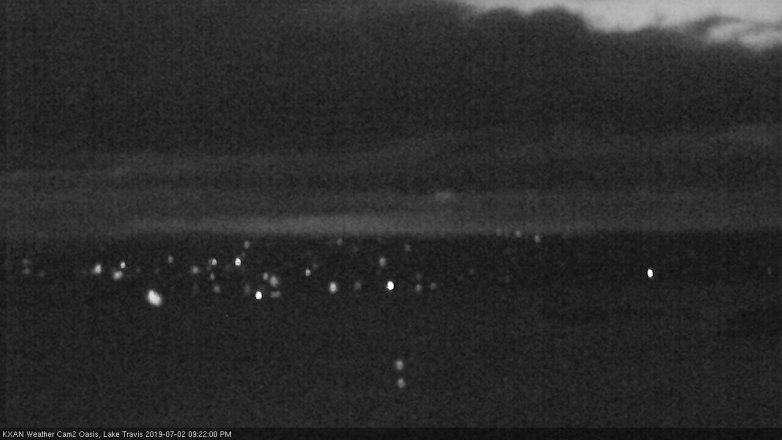Lake Travis webcam, July 2, 2019 8:25 PM CT