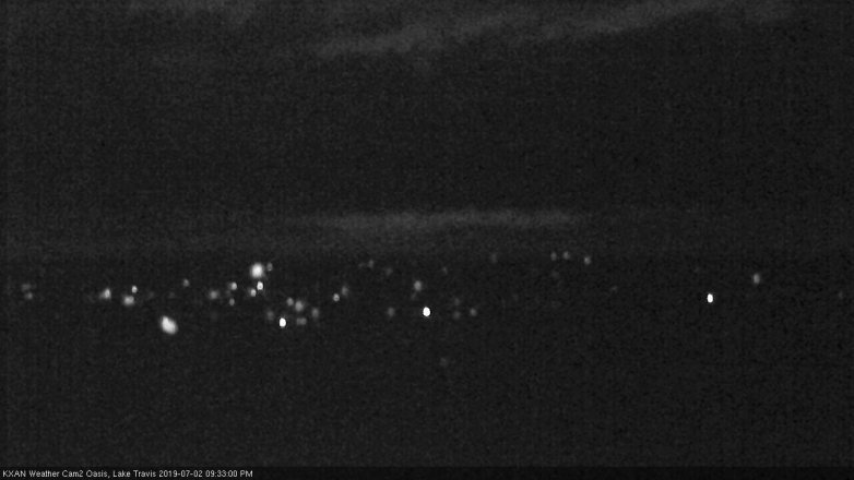 Lake Travis webcam, July 2, 2019 8:35 PM CT