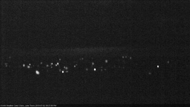 Lake Travis webcam, July 2, 2019 8:40 PM CT