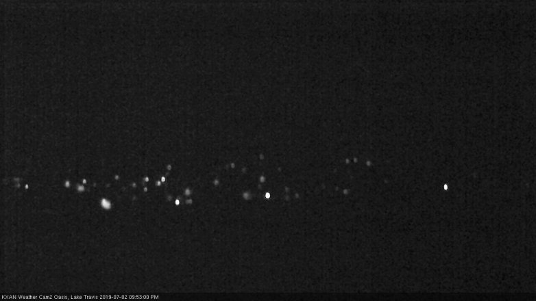 Lake Travis webcam, July 2, 2019 8:55 PM CT