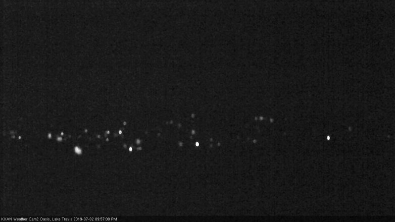Lake Travis webcam, July 2, 2019 9:00 PM CT